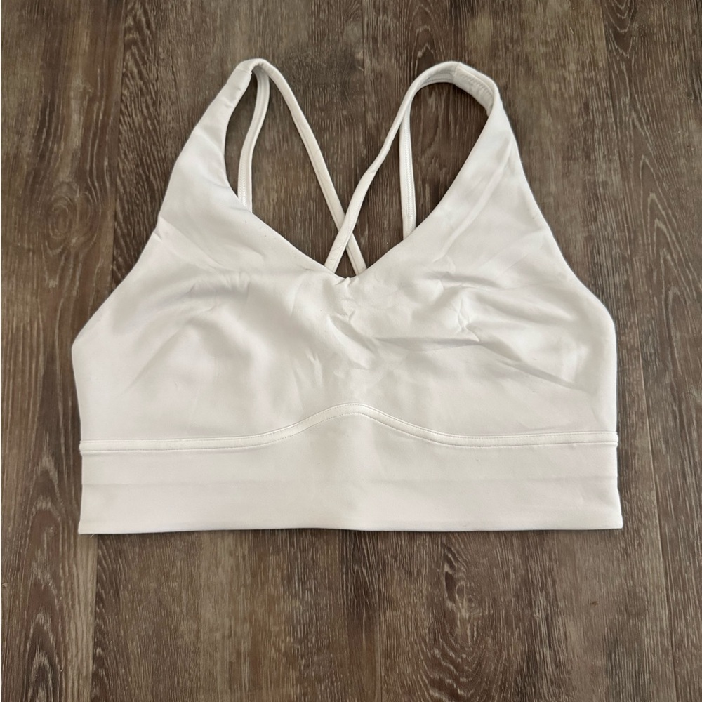 Lululemon Athletica White Sports Bra